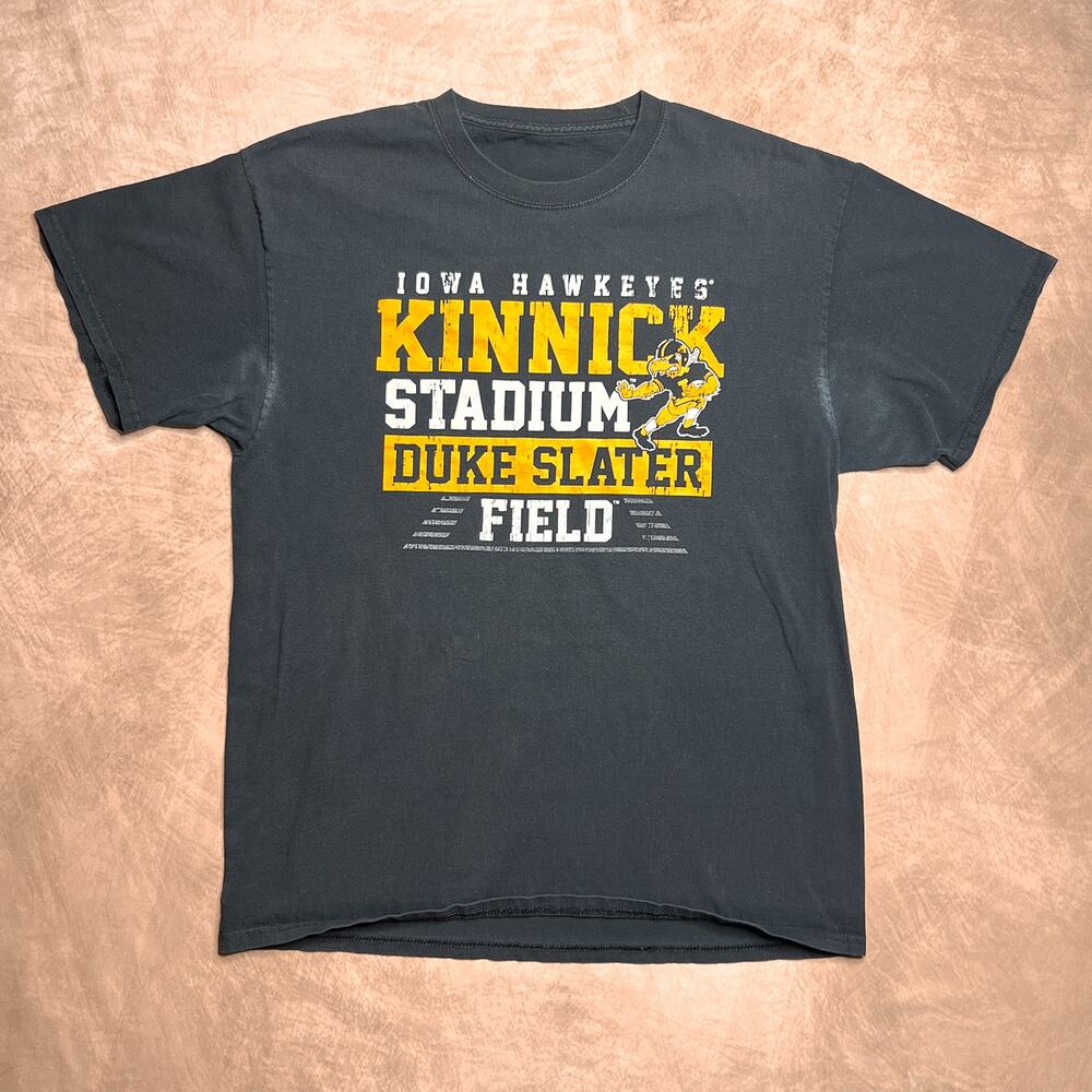 University of Iowa Hawkeyes Kinnick Stadium Duke Slater Field T-Shirt Herky